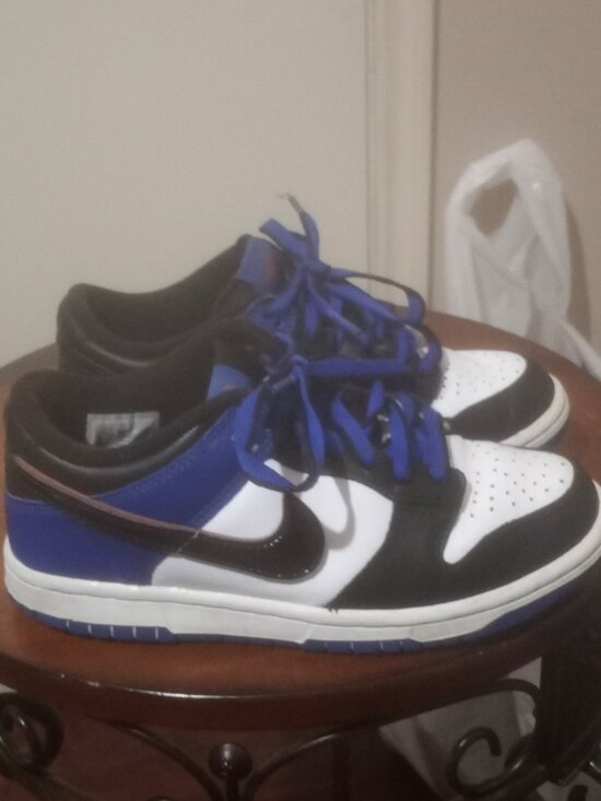 Nike Other - Nike Dunk Low SE (GS) Blue/Black/White Leather Low Top Sneakers 4Y HF0970-100